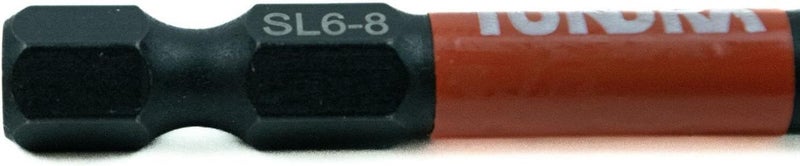 Tundra Tools #6-8 Impact Screwdriving Slotted Bits, 5 pack, impact rated for impact drivers - Image 4